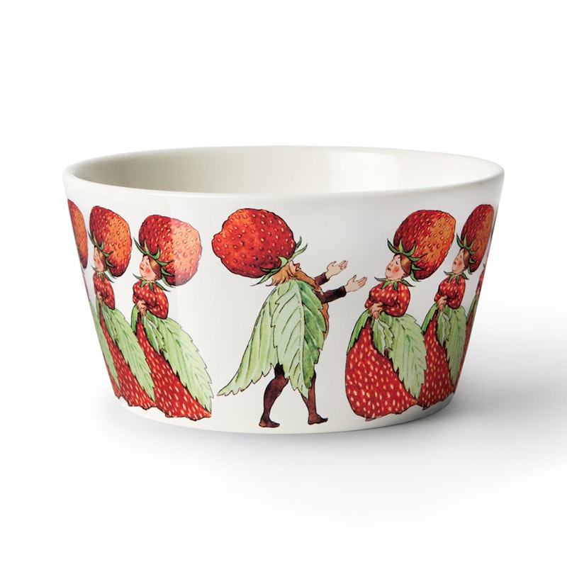 Elsa Beskow Bowl 50 cl, The Strawberry Family