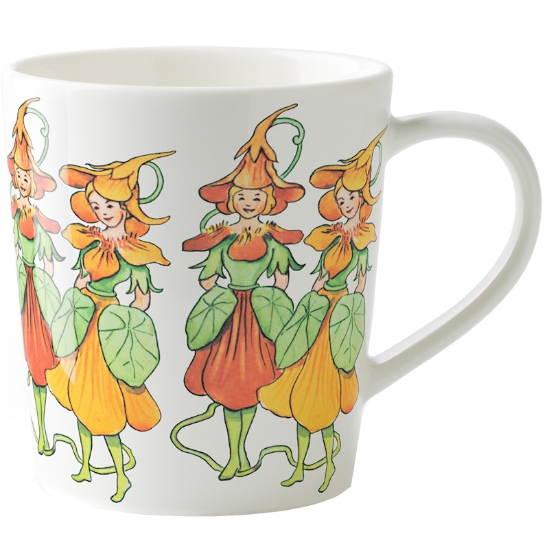 Elsa Beskow Mug With Handle 40 cl, Nasturtium