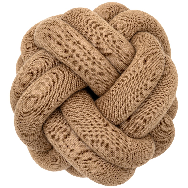 Knot Cushion, Camel