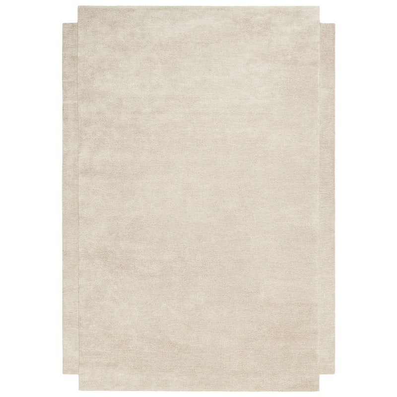 Level Wool Rug 250x350 cm, Beige