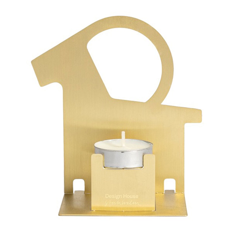 Pop-Up Candle Holder Goat, Brass