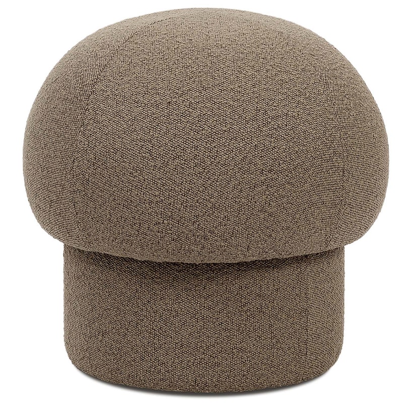 Uno Pouf Brown, Ø50 cm