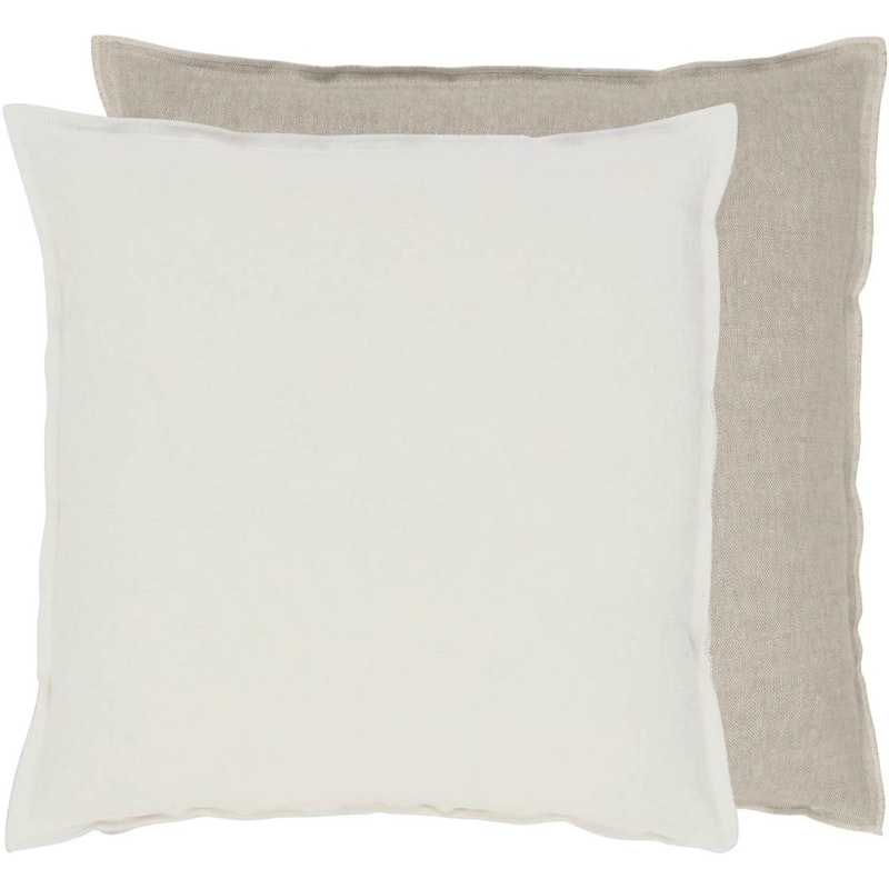 Brera Lino Cushion 43x43 cm, Alabaster / Natural