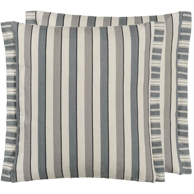 Burlington Stripe Charcoal Cushion 43x43 cm