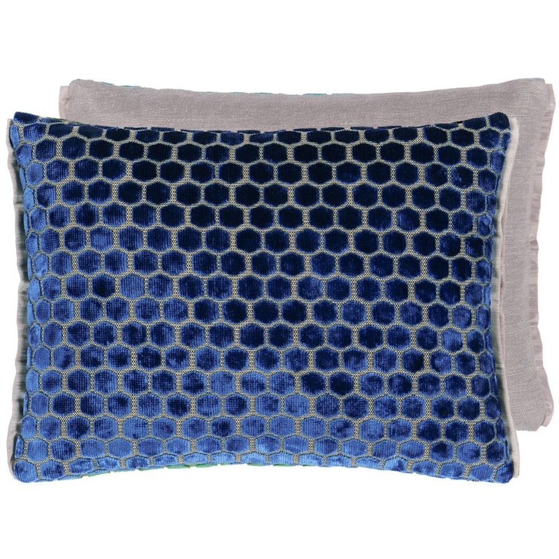 Jabot Cushion 30x40 cm, Cobalt