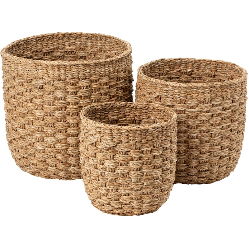 Esther Basket Natural 3-pack