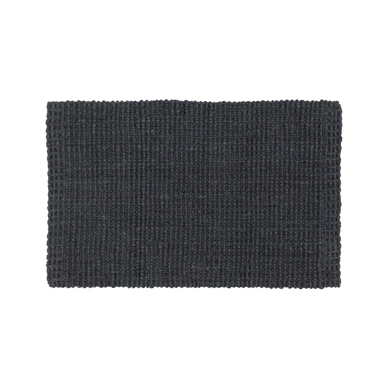 Jute Doormat 60x90 cm, Thunder Blue