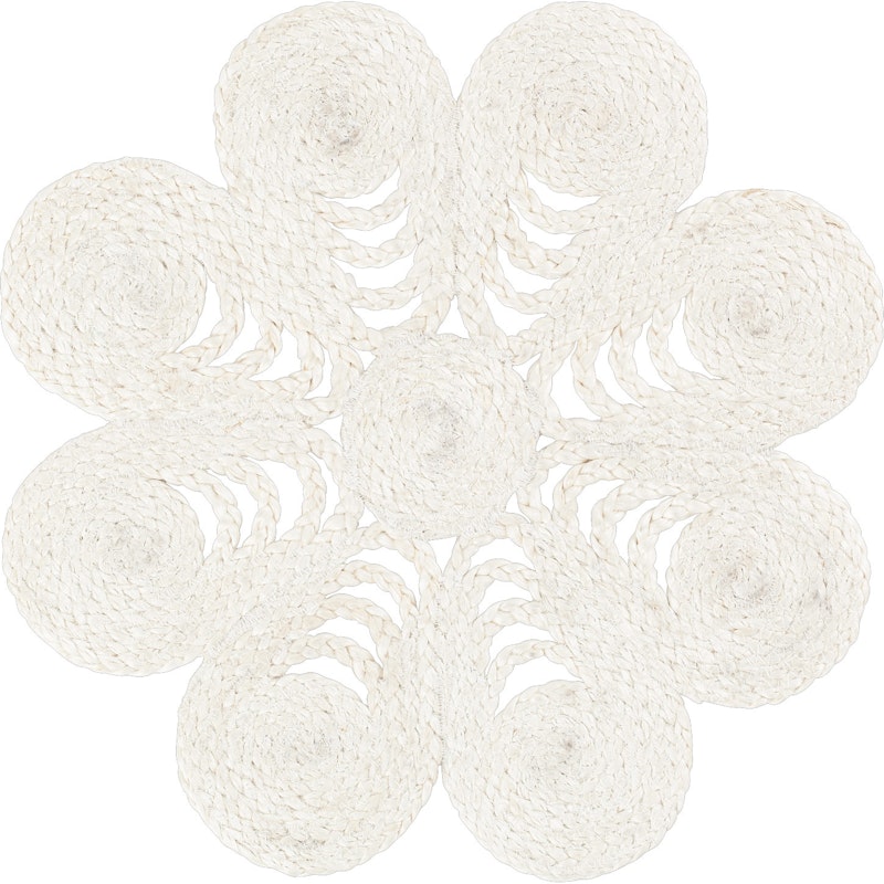 Elin Anemone Placemat 40 cm, White