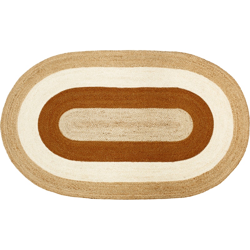 Elin Rug Oval, Brick