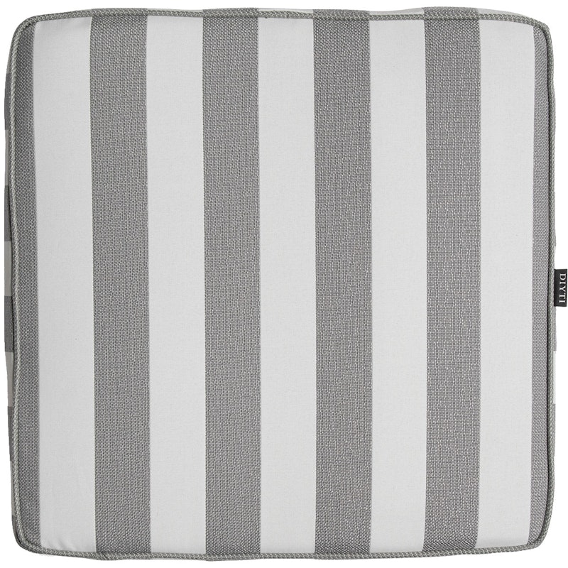 Wide Stripe Cushion 45x45 cm, Grey