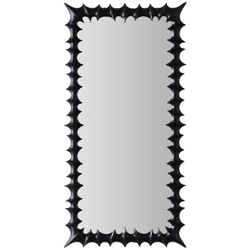 Brutalist Wall Mirror Large, Black