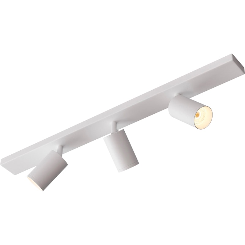 Canspot 57 Triple Bar Spotlight, White / Brass