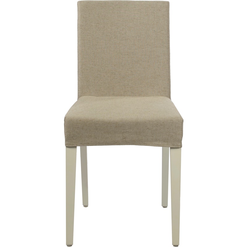 Edge Chair, White / Piquet Clay 84