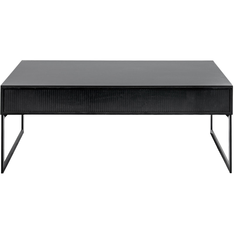 Line Coffee Table 70x130 cm, Black / Black