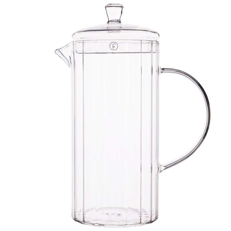 Jug With Lid Glass 1 L, Clear