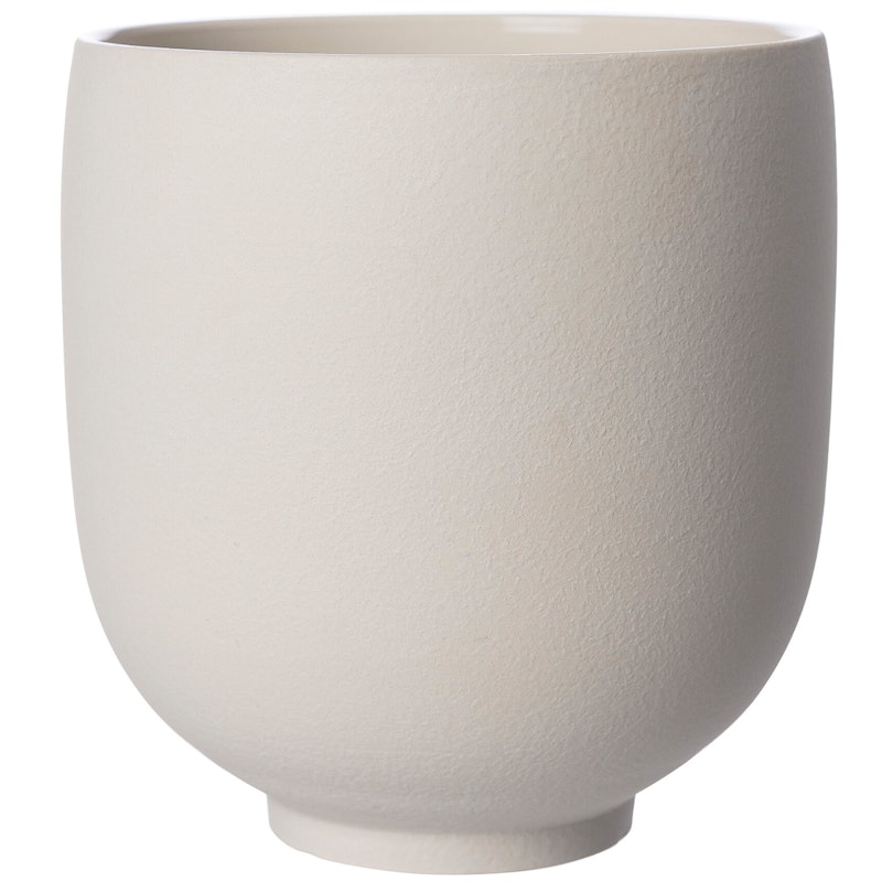 Pot Stoneware 21 cm, Natural White