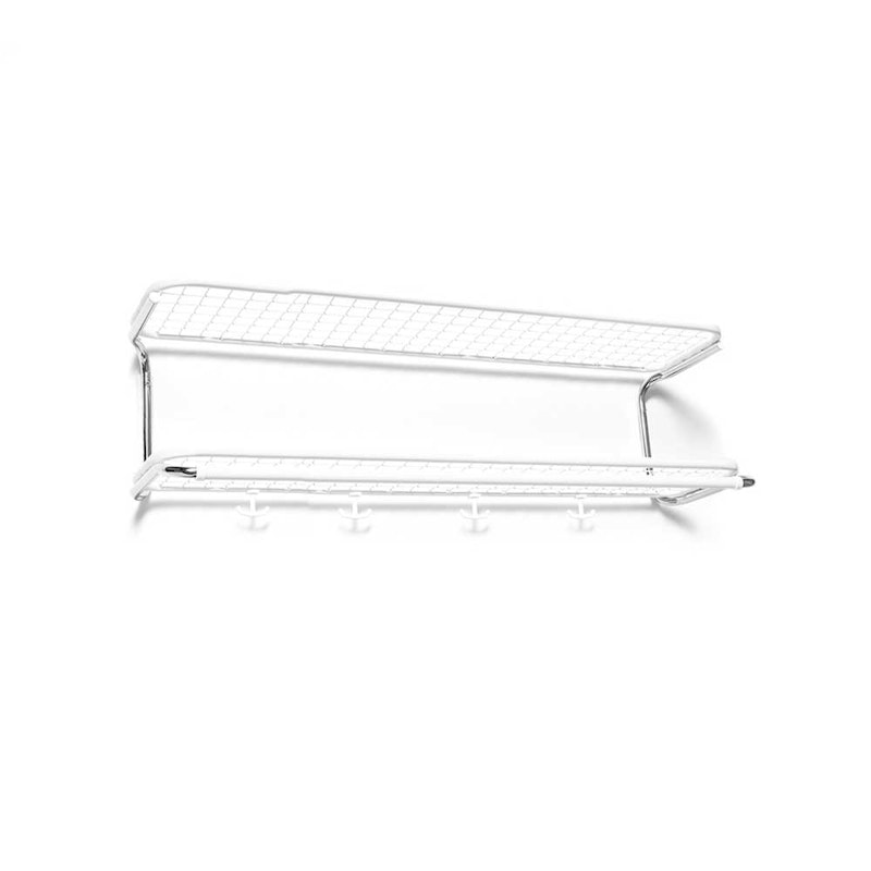 Classic 650 Hat Rack 100 cm, White/Chrome