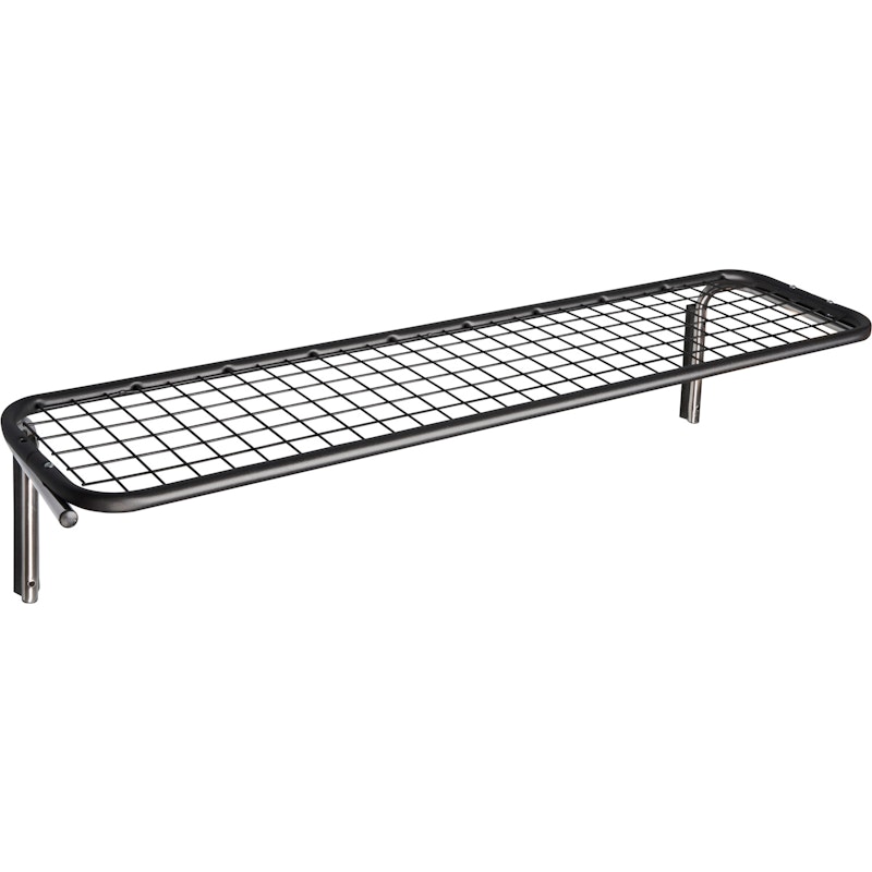 Classic 651 Shoe Rack Simple Black / Chrome, 100 cm