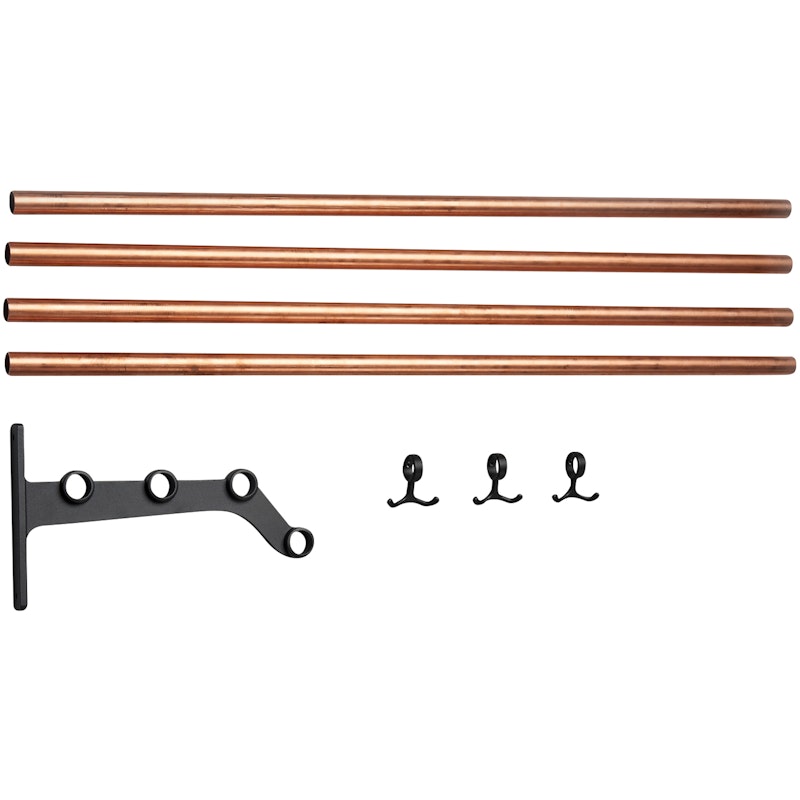 Nostalgi 291 Extension Part For Hat Rack, Black / Copper