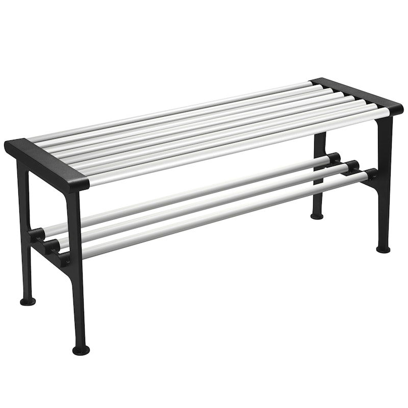 Nostalgi Bench 100 cm, Aluminium / Black