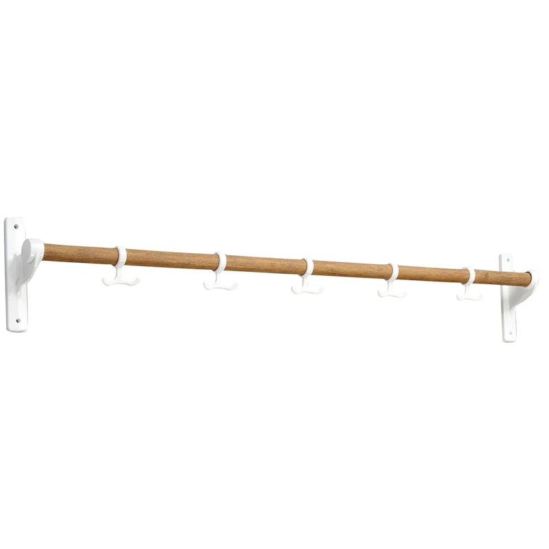 Nostalgi Hook Strip 100 cm, White / Bamboo