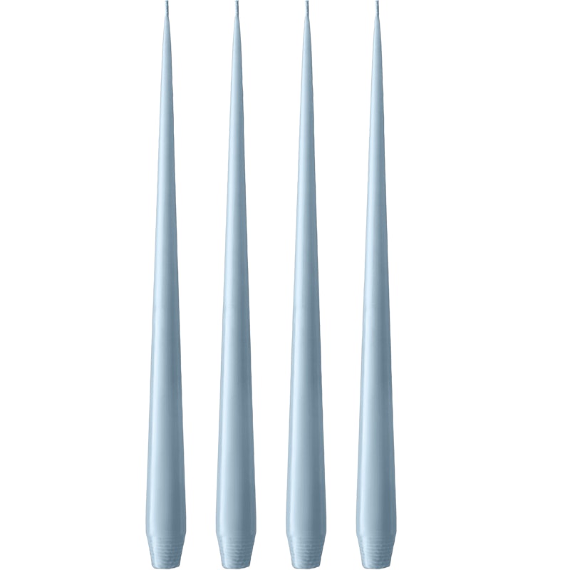 Taper Candles 32 cm 4-pack, Dusty Blue