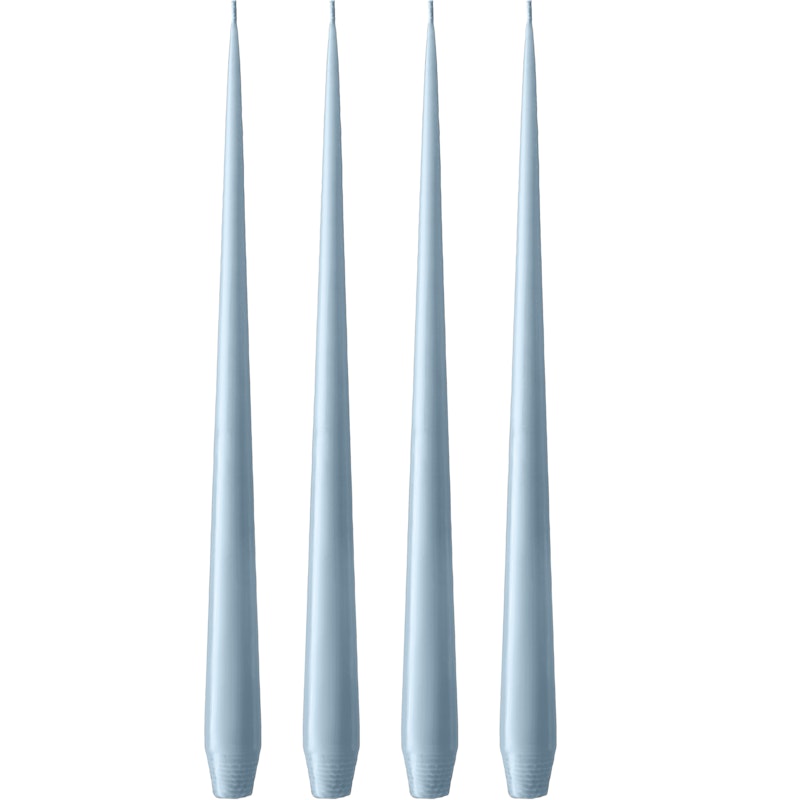 Taper Candles Matte 32 cm 4-pack, Dusty Blue