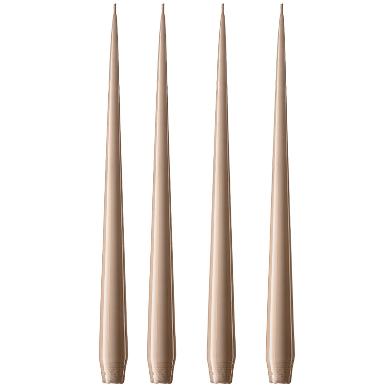 Taper Candles 32 cm 4-pack, Nougat Note