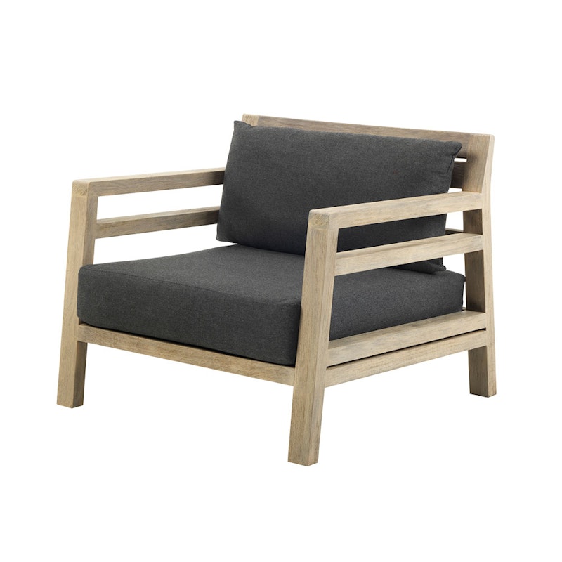 Costes Lounge Chair, Pickled Teak