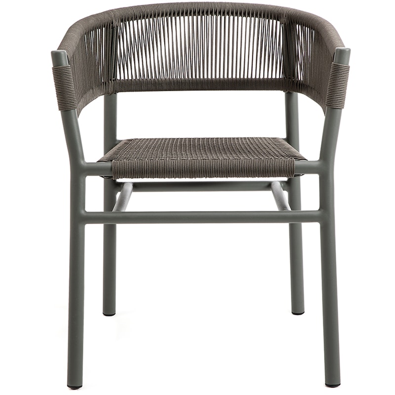 Kilt Armchair, Warm Grey / Dark Grey