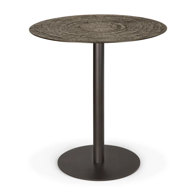 Blend Table Ø70 cm, Dark Bronze / Ray Whisky
