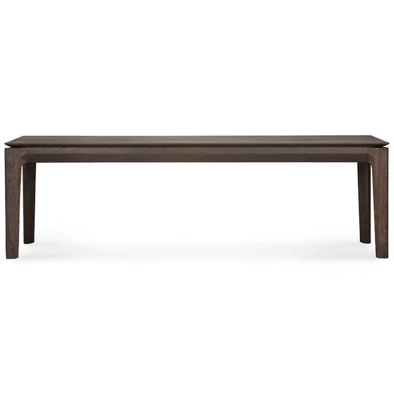 Bok Bench Dark Stained Oak, 35x166 cm