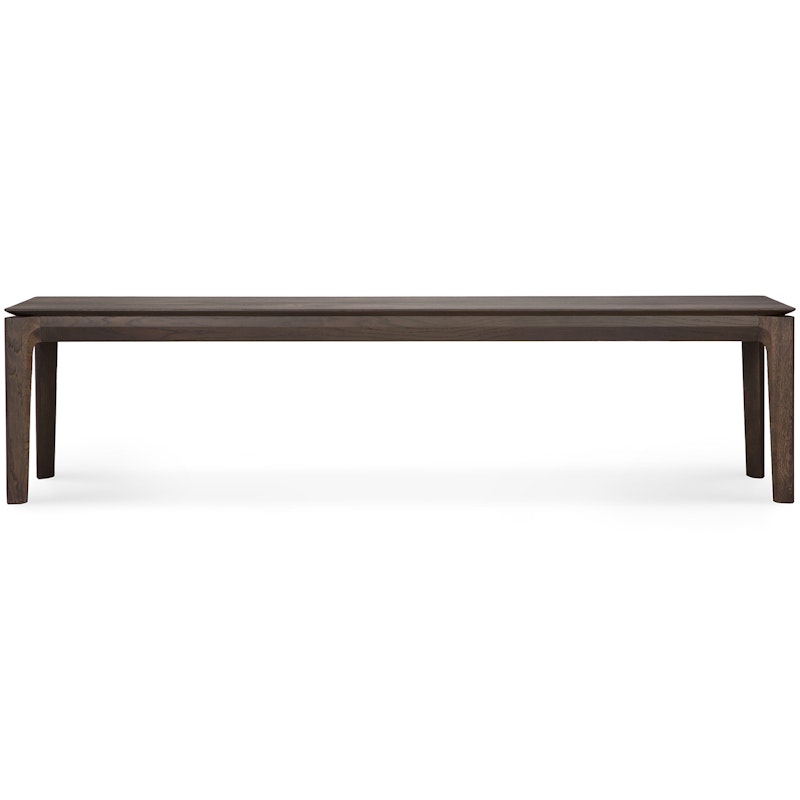 Bok Bench Dark Stained Oak, 35x186 cm