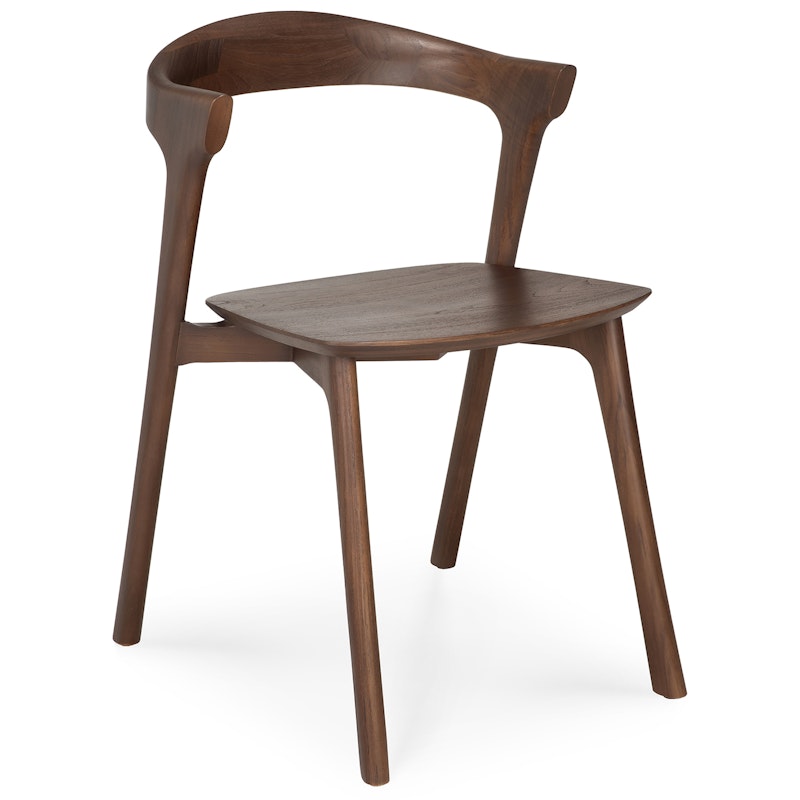 Bok Dining Chair, Dark Stained Teak