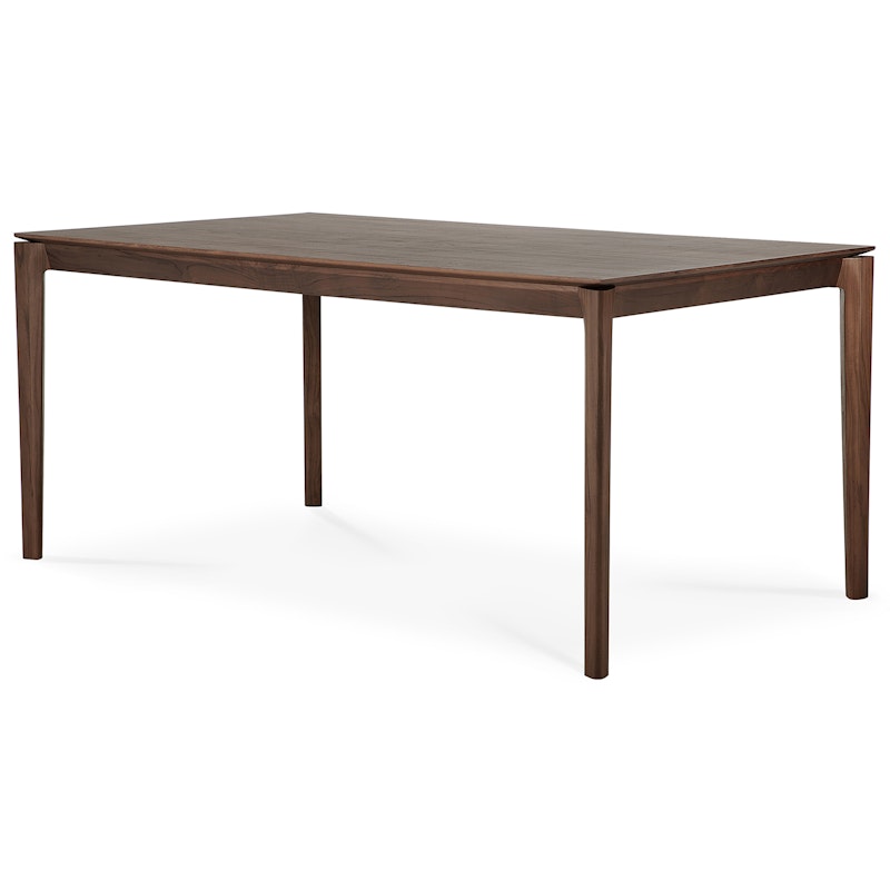 Bok Dining Table Dark Stained Teak, 80x160 cm