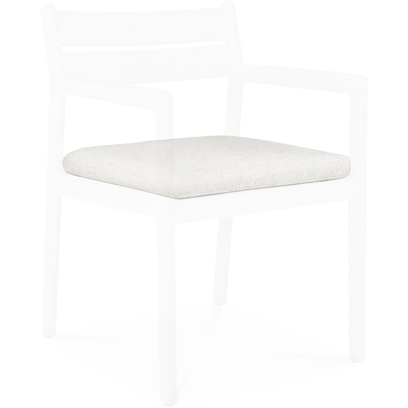 Jack Outdoor Cushion For Dining Chair, Off-white