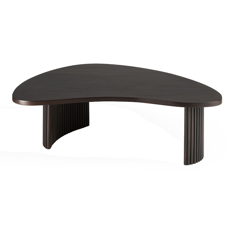 Mahogany Boomerang Coffee Table Dark Brown, 85x77x29 cm