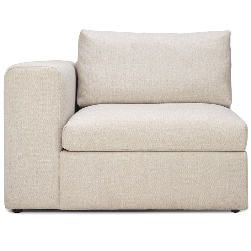 Mellow Sofa End Piece Right, Off-white