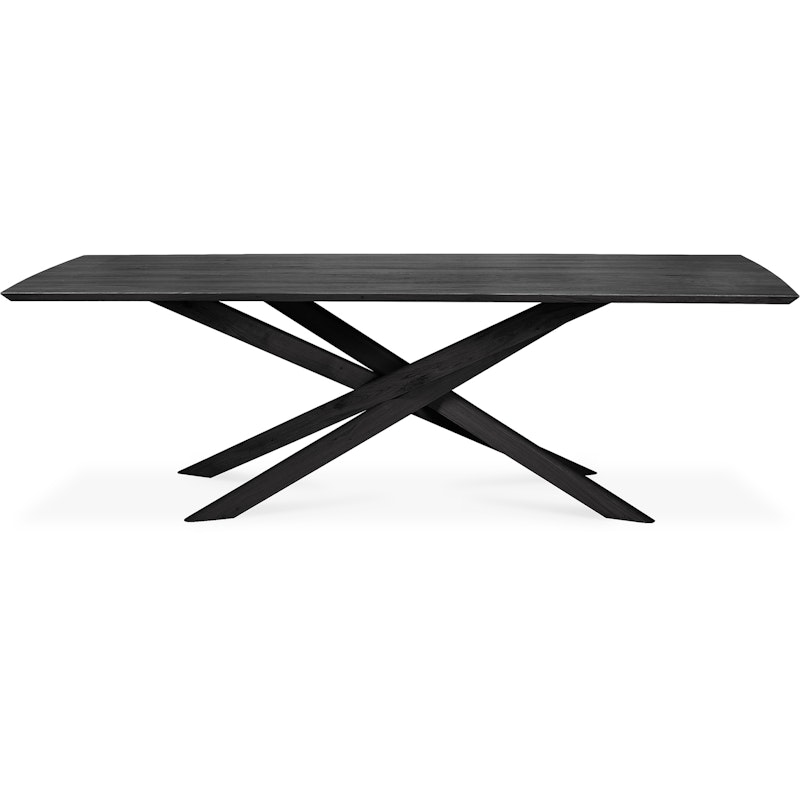 Mikado Dining Table Black Oak, 110x280 cm