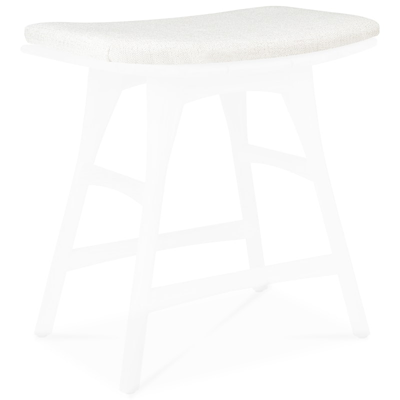 Osso Outdoor Cushion For Stool, Off-white