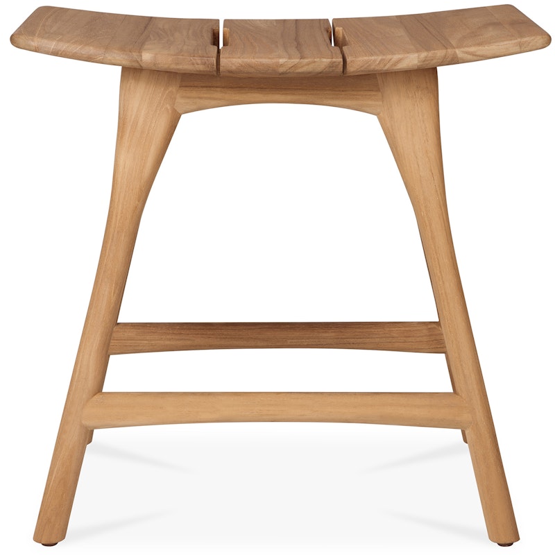 Osso Outdoor Stool, Teak