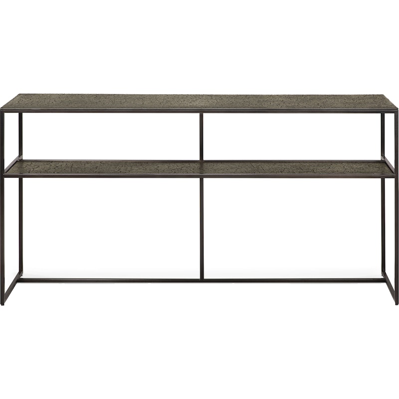 Pentagon Console Table, Lava Whisky