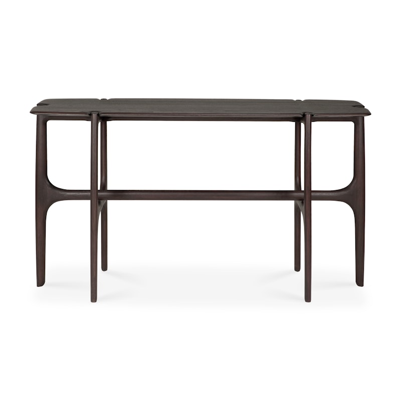 PI Console Table Teak, Dark Brown