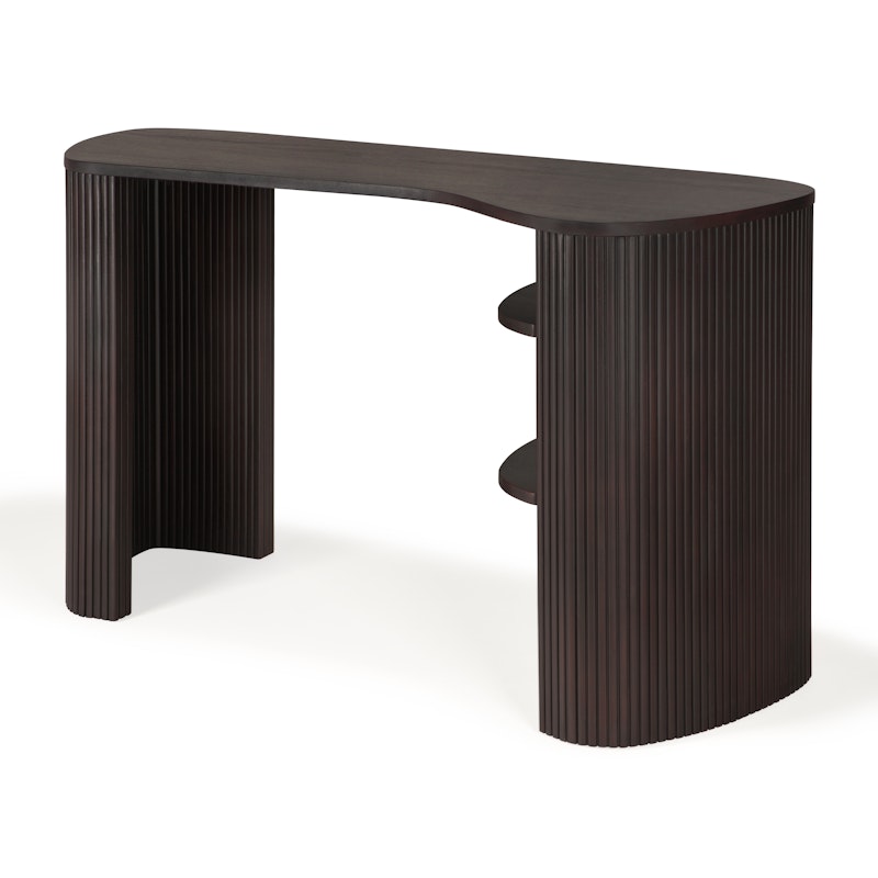 Roller Max Desk Mahogany, Dark Brown