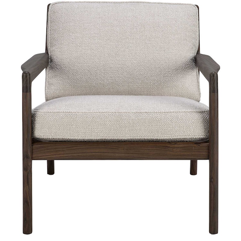 Jack Lounge Chair, Rosewood / Ivory