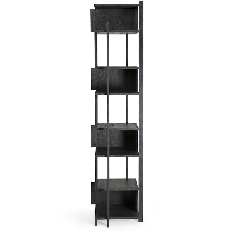 Teak Abstract Column Shelf H: 203 cm