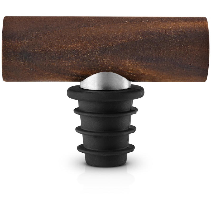 Liquid Lounge Wine Stopper, Walnut
