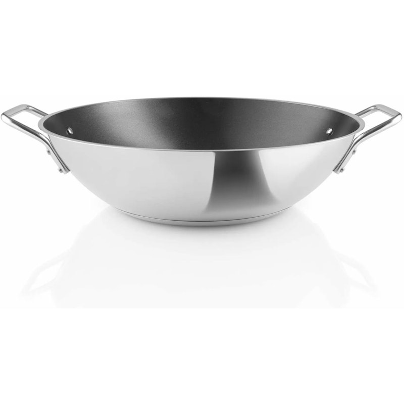 Stainless Steel Wok Pan 5L Ceramic Slip-Let®