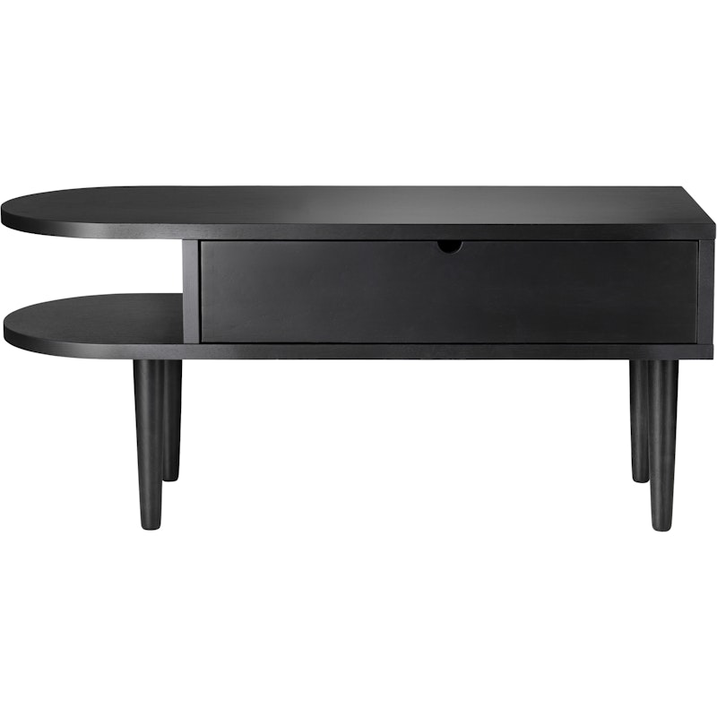 F24 Radius Bench 90 cm, Black Oak