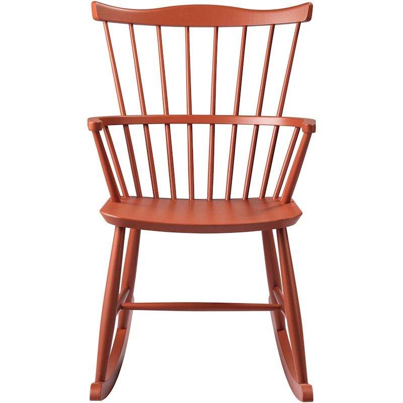 J52G Rocking Chair, Brick Red